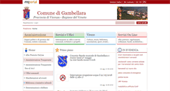 Desktop Screenshot of comune.gambellara.vi.it